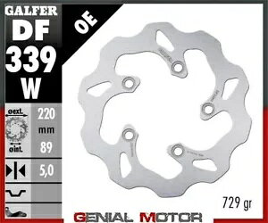Galfer �u���[�L�f�B�X�N ���A�E�F�[�u�Œ� 220x5 mm SUZUKI GSX R 600 SRAD 1997-2003- Galfer brake discs rear wave fixed 220x5 mm SUZUKI GSX R 600 SRAD 1997-2003-