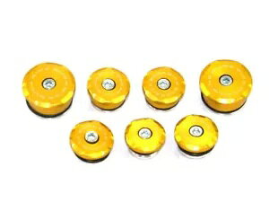 Lbg t[ vO S[h Ducabike t@[ Ducati 848 2007 - 2013 1B5- Kit frame plugs gold Ducabike fur Ducati 848 2007 - 2013 1B5-