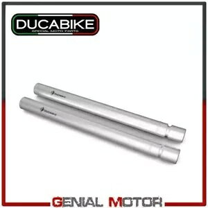 �n���h���o�[ �p�C�v �y�A�����\ �V���o�[ TM02E Ducabike Ducati Supersport 2017- Pair of handlebar pipes adjustable silver TM02E Ducabike Ducati Supersport 2017- �y���s�A���i�z