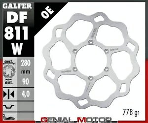 Galfer �t�����g �u���[�L �f�B�X�N WAVE FIXED 280x4mm CONTI PROMO CUP 2004 Galfer Front Brake Disc WAVE FIXED 280x4mm CONTI PROMO CUP 2004 �y���s�A���i�z