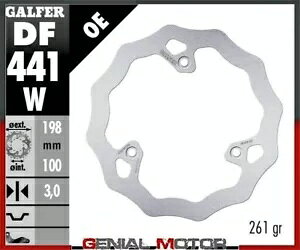 Galfer �u���[�L�f�B�X�N �t�����g �E�F�[�u �Œ� 198x3 mm ���}�n YZ 65 2018- Galfer brake discs front wave fixed 198x3 mm Yamaha YZ 65 2018- �y���s�A���i�z