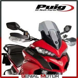 PUIG �t�����g�K���X ���C�g �X���[�N 7622H �h�D�J�e�B �����e�B�X�g���[�_ 1200 / S 2015 / 2017 PUIG WINDSHIELD LIGHT SMOKED 7622H DUCATI MULTISTRADA 1200 / S 2015 / 2017