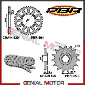 EK2629G チェーン スプロケット キット 14 42 520 PBR カワサキ EX300 ニンジャ 2013 - 2017 EK2629G Chain Sprockets Kit 14 42 520 PBR KAWASAKI EX300 NINJA 2013 - 2017