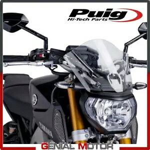 Puig tgKX 6859W }n MT-09 850 2013 / 2016 PUIG WINDSHIELD TRANSPARENT 6859W YAMAHA MT-09 850 2013 / 2016