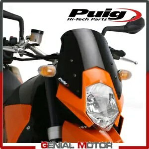 EBhveNVfBXN PUIG ubN 5053N KTM SUPERMOTO 950 R 2007 / 2008-p WIND PROTECTION DISC PUIG BLACK 5053N for KTM SUPERMOTO 950 R 2007 / 2008-