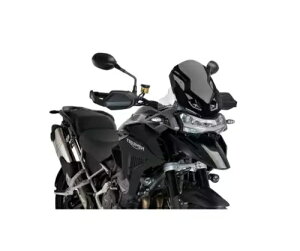 PUIG �t�����g�K���X 21394N SPORT TRIUMPH TIGER 1200 RALLY EXPLORER 2022 - 2024 �u���b�N PUIG Windshield 21394N SPORT TRIUMPH TIGER 1200 RALLY EXPLORER 2022 - 2024 BLACK �y���s�A���i�z