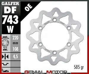 Galfer A u[L fBXN EF[uŒ 220x4,5mm GASGAS 4 zC[ HP WILD 450 2003 Galfer Rear Brake Disc WAVE FIXED 220x4,5mm GASGAS 4 Wheels HP WILD 450 2003