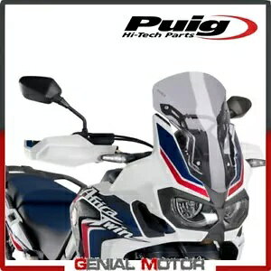 PUIG tgKX Cg X[N 8904H z_ AtJ cC CRF1000L 2016 / 2019 PUIG WINDSHIELD LIGHT SMOKED 8904H HONDA AFRICA TWIN CRF1000L 2016 / 2019