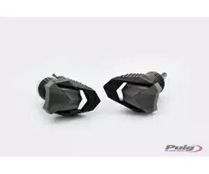 2020 PUIG tH[ pbh R19 KAWASAKI Z650 - 2024 ubN- 2020 PUIG Fall Pads R19 KAWASAKI Z650 - 2024 Black-