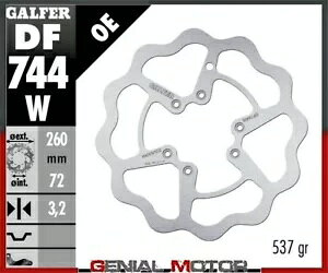 Galfer u[L fBXN tg EF[u Œ 260x3.2 mm x[^ AR-T 2005- Galfer brake discs front wave fixed 260x3.2 mm beta ar-t 2005-