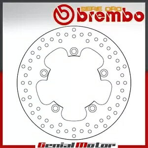 �u���[�L�f�B�X�N�Œ�u�����{�Z���G�I�����A�X�Y�L�o�[�O�}�� 650 2013 - 2016 Brake Disc Fixed Brembo Serie Oro Rear for Suzuki Burgman 650 2013 - 2016 �y���s�A���i�z