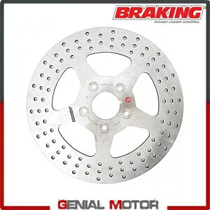 HDF �u���[�L�f�B�X�N �t�����g���u���[�L R-FIX �n�[���[ D. FLSTC �t�@�b�g�{�[�C 1989 - 1999 �p HDF Brake Disc Front Left Braking R-FIX for HARLEY D. FLSTC FAT BOY 1989 - 1999 �y���s�A���i�z
