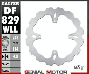 Galfer ���A �u���[�L �f�B�X�N WAVE FIXED SOLID 243x4mm TM SMM 530 F 2014 Galfer Rear Brake Disc WAVE FIXED SOLID 243x4mm TM SMM 530 F 2014