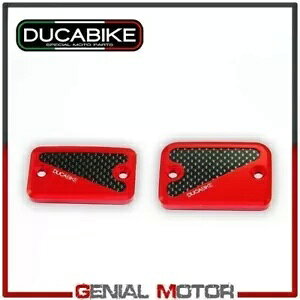 t̃^N Lbv bh TLS02A Ducabike Ducati Monster 696 2008 - 2014 Liquid Tank Caps Red TLS02A Ducabike Ducati Monster 696 2008 - 2014