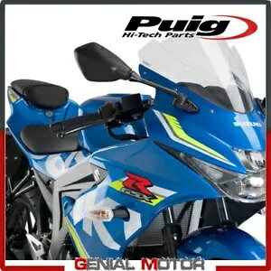 PUIG �t�����g�K���X ���� 9721W �X�Y�L GSX-R 125 2017 / 2019 PUIG WINDSHIELD TRANSPARENT 9721W SUZUKI GSX-R 125 2017 / 2019 �y���s�A���i�z