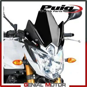 PUIG tgKX ubN 5872N }n FZ8 800 2010 / 2016 PUIG WINDSHIELD BLACK 5872N YAMAHA FZ8 800 2010 / 2016