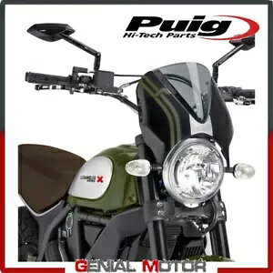 PUIG tgKX Cg X[N 7652H hDJeB XNu[ 800 tbg gbN v 2016 2018 PUIG WINDSHIELD LIGHT SMOKED 7652H DUCATI SCRAMBLER 800 FLAT TRACK PRO 2016 2018
