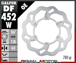 Galfer �u���[�L�f�B�X�N �t�����g �E�F�[�u�Œ� 267x4 mm ���}�n TT 600 1993-1994- Galfer brake discs front wave fixed 267x4 mm Yamaha TT 600 1993-1994- �y���s�A���i�z