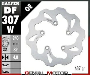 Galfer �u���[�L�f�B�X�N ���A�E�F�[�u�Œ� 240x4 mm �X�Y�L RF 400 R 1993- Galfer brake discs rear wave fixed 240x4 mm Suzuki RF 400 R 1993- �y���s�A���i�z
