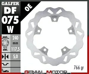 Galfer �u���[�L �f�B�X�N ���A �E�F�[�u �Œ� 240x5 mm �z���_ �C���e�O�� 2012- Galfer brake discs rear wave fixed 240x5 mm Honda Integra 2012- �y���s�A���i�z