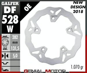 Galfer �u���[�L�f�B�X�N ���A�E�F�[�u�Œ� 282x5 mm ���}�n XP 530 T-MAX DX ABS 2017- Galfer brake discs rear wave fixed 282x5 mm Yamaha XP 530 T-MAX DX ABS 2017- �y���s�A���i�z