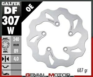 Galfer �u���[�L�f�B�X�N ���A �E�F�[�u �Œ� 240x4 mm KYMCO NEW DOWNTOWN 125 2016- Galfer brake discs rear wave fixed 240x4 mm KYMCO NEW DOWNTOWN 125 2016- �y���s�A���i�z