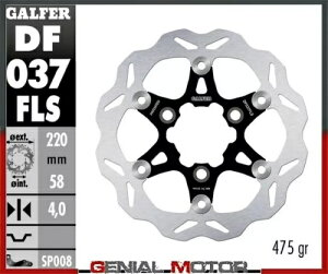 Galfer �t�����g �u���[�L �f�B�X�N �E�F�[�u �t���[�e�B���O �I�[�o�[�T�C�Y 220x4mm P.G.O. T-REX 125 4-T 1999 Galfer Front Brake Disc WAVE FLOATING OVERSIZE 220x4mm P.G.O. T-REX 125 4-T 1999 �y���s�A���i�z