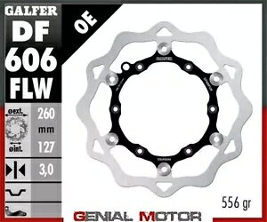 Galfer �t�����g �u���[�L �f�B�X�N �E�F�[�u �t���[�e�B���O (C. �X�`�[��) 260x3,2mm KTM 525 SX 2003-2003 Galfer Front Brake Disc WAVE FLOATING (C. STEEL) 260x3,2mm KTM 525 SX 2003-2003 �y���s�A���i�z