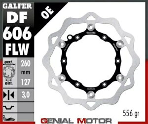 Galfer �t�����g �u���[�L �f�B�X�N �E�F�[�u �t���[�e�B���O(C.STEEL)260x3,2mm HUSQVARNA 300 i TE 2017 Galfer Front Brake Disc WAVE FLOATING(C.STEEL)260x3,2mm HUSQVARNA 300 i TE 2017 �y���s�A���i�z