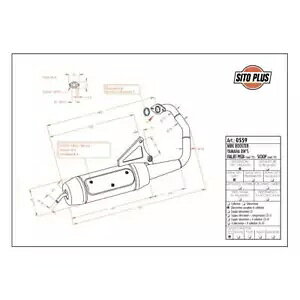 Rv[gGL][XgVXe Leovince Sitoplus X`[ Yamaha Bw S 50 1998 - 1999 Complete Exhaust System Leovince Sitoplus Steel Yamaha Bw S 50 1998 - 1999