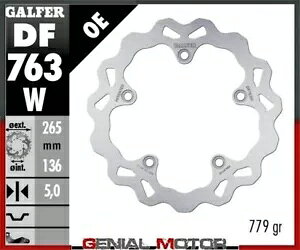 Galfer A u[L fBXN WAVE FIXED 265x5mm BMW HP 2 ENDURO 2005 Galfer Rear Brake Disc WAVE FIXED 265x5mm BMW HP 2 ENDURO 2005