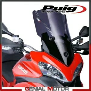 PUIG �E�B���h�V�[���h �_�[�N�X���[�N 5250F �h�D�J�e�B �����e�B�X�g���[�_ 1200 / S 2010 / 2012 PUIG WINDSHIELD DARK SMOKED 5250F DUCATI MULTISTRADA 1200 / S 2010 / 2012
