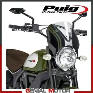 Puig tgKX 7652W hDJeB XNu[ 800 tbg gbN v 2016 2018 PUIG WINDSHIELD TRANSPARENT 7652W DUCATI SCRAMBLER 800 FLAT TRACK PRO 2016 2018