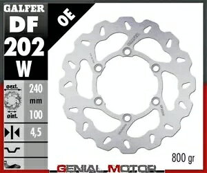 Galfer ブレーキディスク リアウェーブ固定 240x4.5 mm Kawasaki KLX 250 S 2008- Galfer brake discs rear wave fixed 240x4.5 mm Kawasaki KLX 250 S 2008-