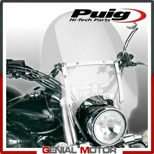 PUIG �E�B���h�V�[���h ���� 1984W ���}�n XV 1600 ���C���h�X�^�[ 1999 / 2004 PUIG WINDSHIELD TRANSPARENT 1984W YAMAHA XV 1600 WILD STAR 1999 / 2004 �y���s�A���i�z