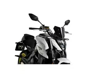 PUIG �t�����g�K���X 21653N NAKED NG SPORT CFMOTO 650 NK 2021 - 2024 BLACK PUIG Windshield 21653N NAKED NG SPORT CFMOTO 650 NK 2021 - 2024 BLACK
