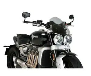 Puig フロントガラス ライトスモーク ツーリング 20283H TRIUMPH ROCKET 3 R 2458 2020 2022 Puig Windshield Light Smoke Touring 20283H TRIUMPH ROCKET 3 R 2458 2020 2022