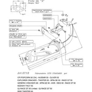 Rv[gGL][XgVXe Leovence Sito Steel Cpi Popcorn 50 2004 Complete Exhaust System Leovince Sito Steel Cpi Popcorn 50 2004