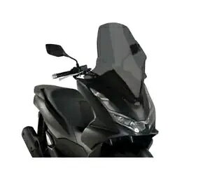 EChXN[ Puig _[NX[N c[O 20637F z_ PCX 125 2021 2022- Windscreen Puig Dark Smoke Touring 20637F Honda PCX 125 2021 2022-