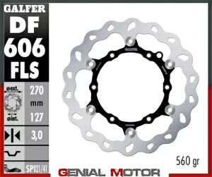 Galfer �t�����g �u���[�L �f�B�X�N �E�F�[�u �t���[�e�B���O �I�[�o�[�T�C�Y (C.STEEL)270x3mm KTM 505 SX 2007 Galfer Front Brake Disc WAVE FLOATING OVERSIZE(C.STEEL)270x3mm KTM 505 SX 2007 �y���s�A���i�z