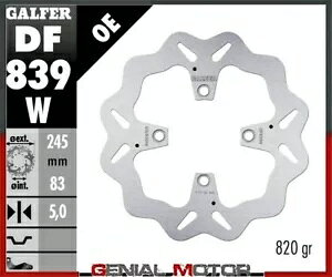 Galfer A u[LfBXN EF[uŒ 245x5mm 245x5mm DUCATI MULTISTRADA1200 SS 10-14 Galfer Rear BrakeDisc WAVE FIXED 245x5mm 245x5mm DUCATI MULTISTRADA1200 SS 10-14
