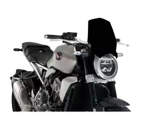 �E�C���h�X�N���[�� Puig �u���b�N 20862N �z���_ CB 1000 R BLACK EDITION 2021 - 2022- Windscreen Puig Black 20862N Honda CB 1000 R BLACK EDITION 2021 - 2022- �y���s�A���i�z