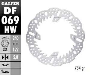 Galfer A u[L fBXN V[N Œ 240X5MM z_ CRF 250 R 2015 - 2018 Galfer Rear Brake Disc SHARK FIXED 240X5MM HONDA CRF 250 R 2015 - 2018