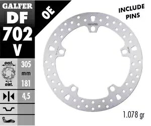 Galfer tg u[L fBXN Eh Œ 305x4.5mm BMW F 750 GS EDICION 40 2020 Galfer Front Brake Disc ROUND FIXED 305x4.5mm BMW F 750 GS EDICION 40 2020