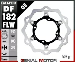 Galfer �t�����g �u���[�L �f�B�X�N �E�F�[�u �t���[�e�B���O (C.STEEL)250x3mm �X�Y�L RM 250 Z 2004-2006 Galfer Front Brake Disc WAVE FLOATING(C.STEEL)250x3mm SUZUKI RM 250 Z 2004-2006 �y���s�A���i�z