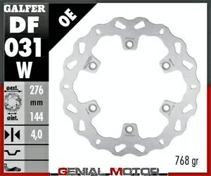 Galfer �t�����g �u���[�L �f�B�X�N �E�F�[�u�Œ� 276x4mm �z���_ SLR 650 1996 Galfer Front Brake Disc WAVE FIXED 276x4mm HONDA SLR 650 1996 �y���s�A���i�z