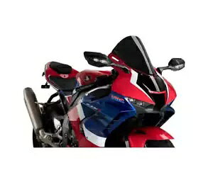 PUIG tgKX 20314N R-RACER HONDA CBR1000RR-R FIREBLADE/SP 2020 - 2024 ubN PUIG Windshield 20314N R-RACER HONDA CBR1000RR-R FIREBLADE/SP 2020 - 2024 BLACK