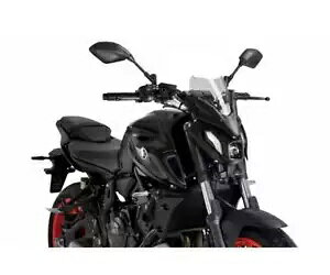 Puig tgKX CgX[N lCLbh N.G.X|[c 20618H }n MT-07 700 2021 - 2022 Puig Windshield Light Smoke Naked N.G. Sport 20618H YAMAHA MT-07 700 2021 - 2022
