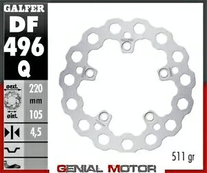 Galfer ���A �u���[�L �f�B�X�N CUBIQ �Œ� 220x4.5mm ���}�n YZF - R1M 2015 Galfer Rear Brake Disc CUBIQ FIXED 220x4.5mm YAMAHA YZF - R1M 2015 �y���s�A���i�z