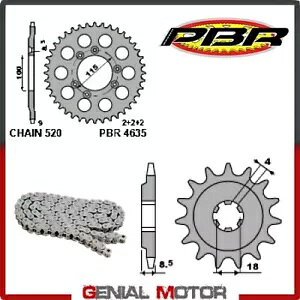 EK2223G `F[ƃXvPbgLbg 13 / 42 / 520 PBR BORILE MULTIUSO 2013 - 2015 EK2223G Chain and Sprockets Kit 13 / 42 / 520 PBR BORILE MULTIUSO 2013 - 2015
